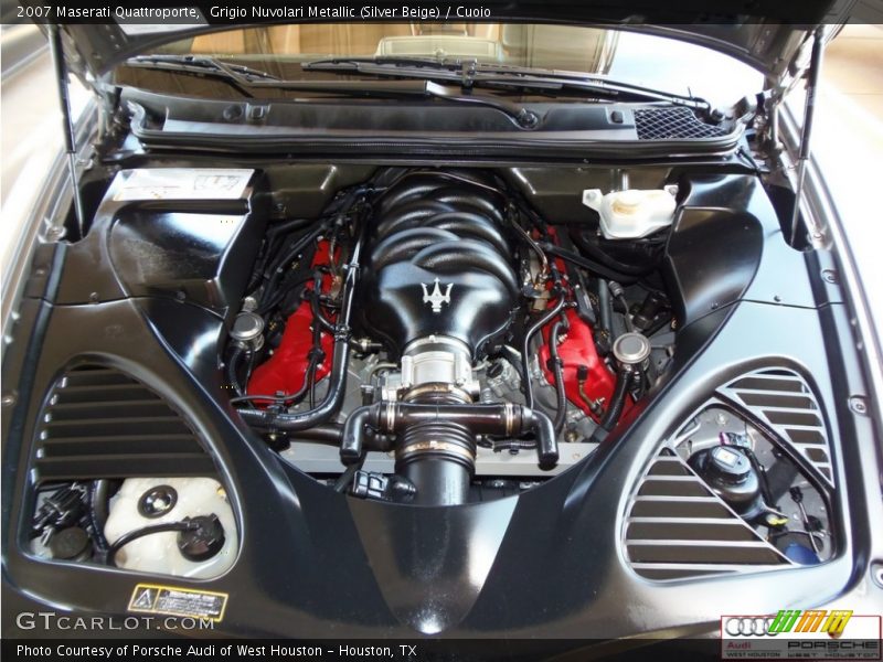Grigio Nuvolari Metallic (Silver Beige) / Cuoio 2007 Maserati Quattroporte