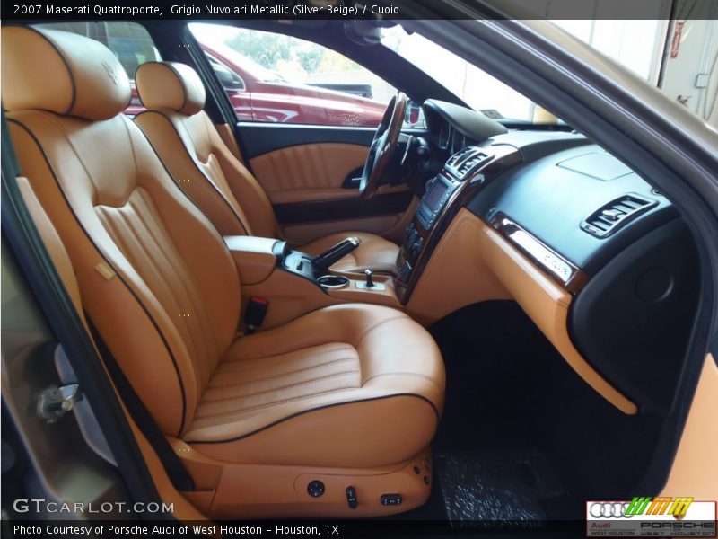 Grigio Nuvolari Metallic (Silver Beige) / Cuoio 2007 Maserati Quattroporte
