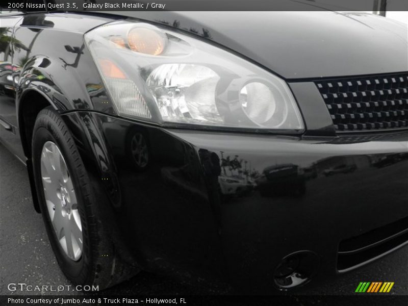 Galaxy Black Metallic / Gray 2006 Nissan Quest 3.5
