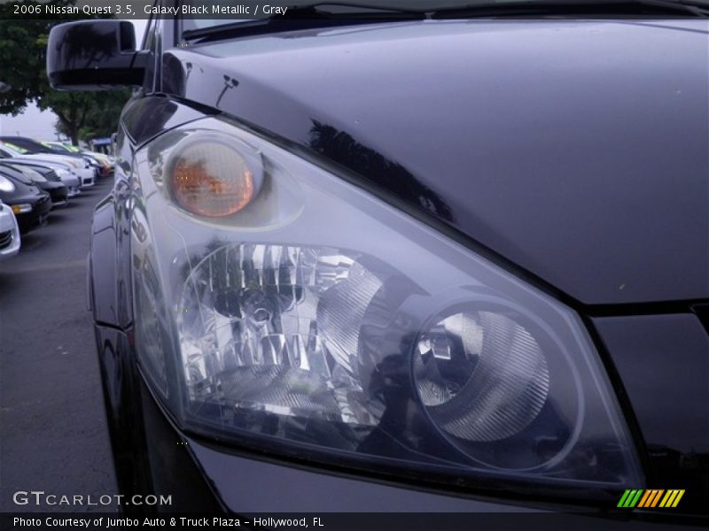 Galaxy Black Metallic / Gray 2006 Nissan Quest 3.5