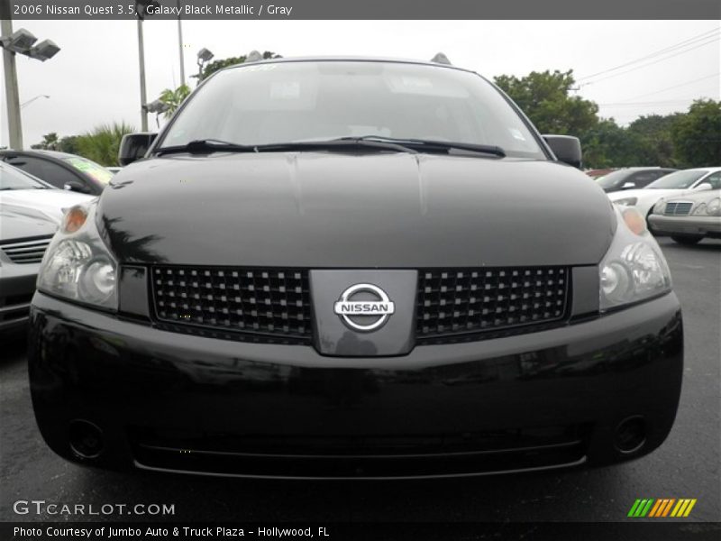 Galaxy Black Metallic / Gray 2006 Nissan Quest 3.5