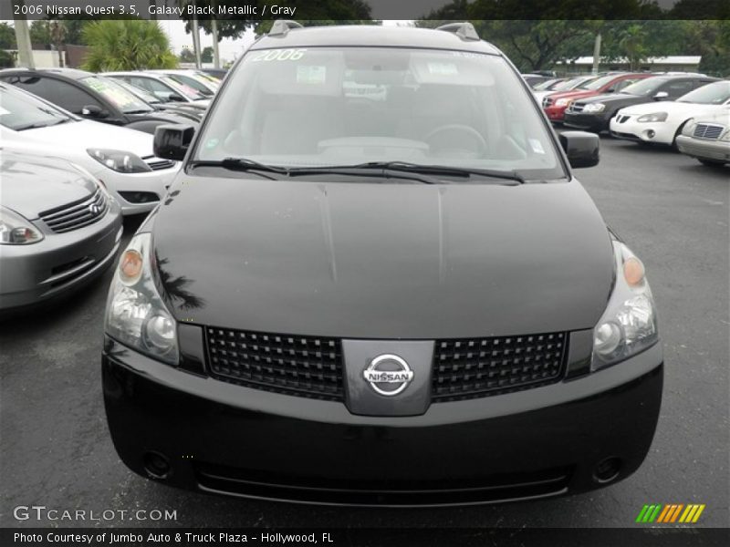 Galaxy Black Metallic / Gray 2006 Nissan Quest 3.5