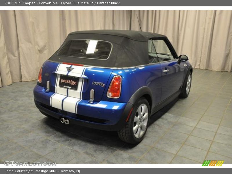Hyper Blue Metallic / Panther Black 2006 Mini Cooper S Convertible