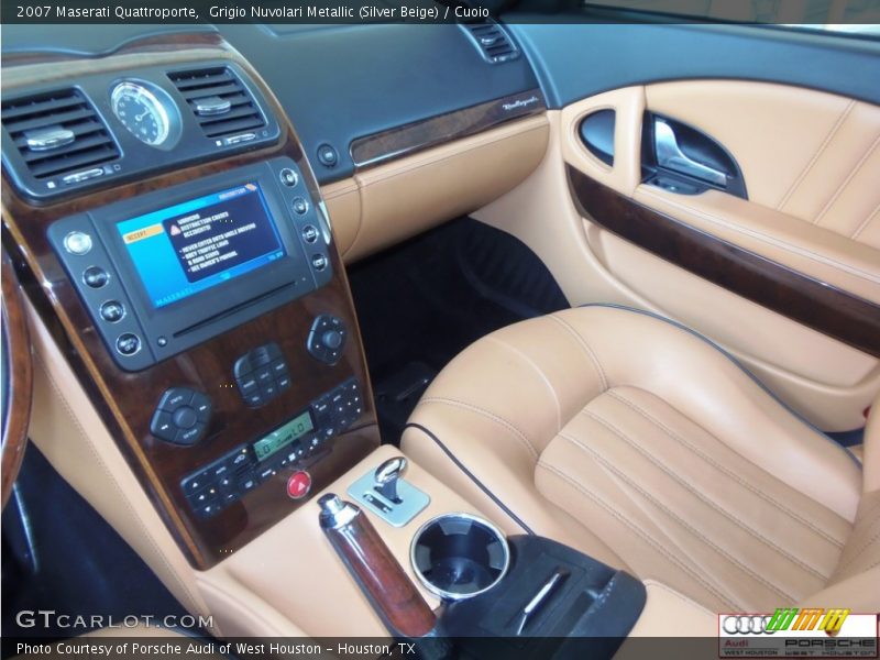 Grigio Nuvolari Metallic (Silver Beige) / Cuoio 2007 Maserati Quattroporte