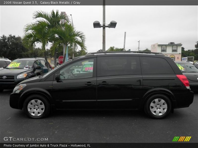 Galaxy Black Metallic / Gray 2006 Nissan Quest 3.5