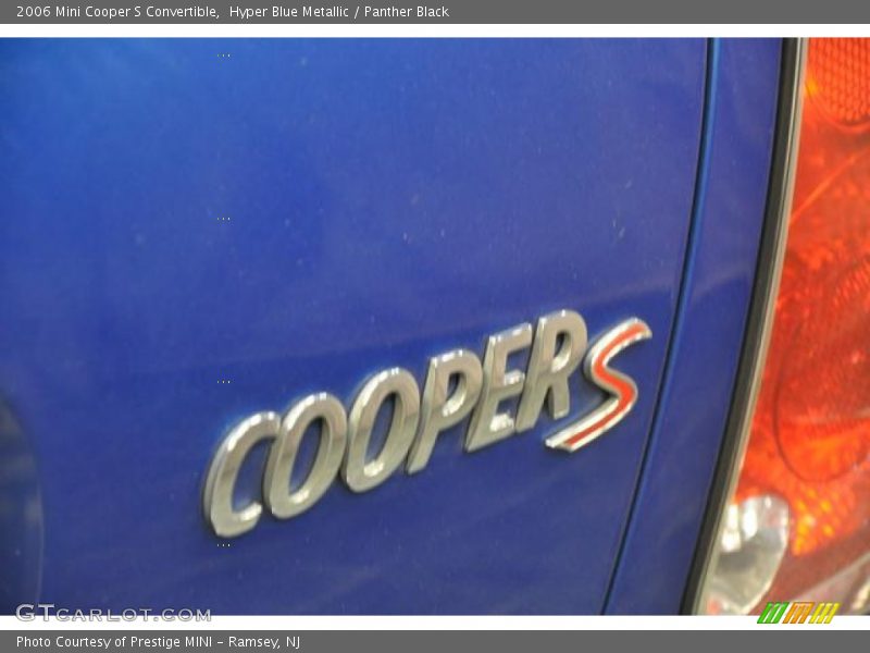 Hyper Blue Metallic / Panther Black 2006 Mini Cooper S Convertible