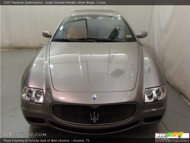 Grigio Nuvolari Metallic (Silver Beige) / Cuoio 2007 Maserati Quattroporte