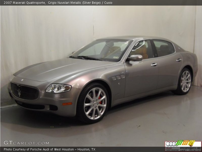 Grigio Nuvolari Metallic (Silver Beige) / Cuoio 2007 Maserati Quattroporte