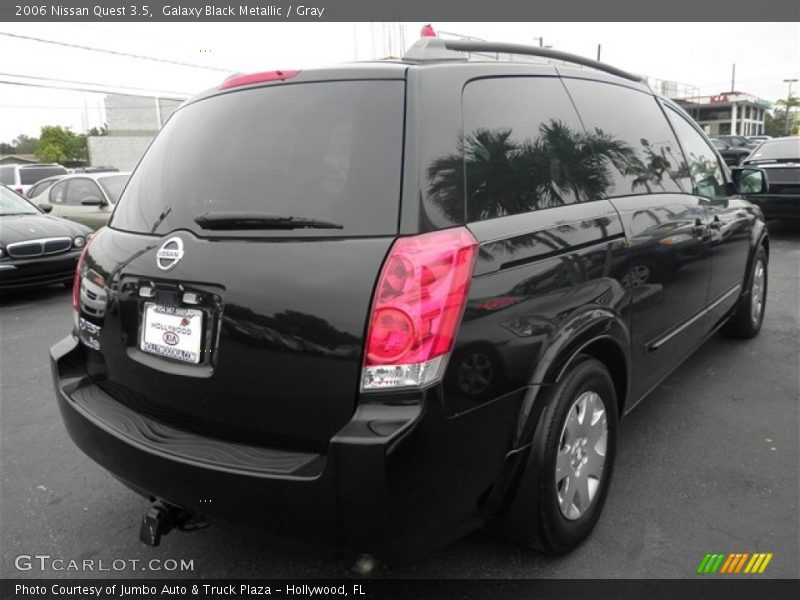 Galaxy Black Metallic / Gray 2006 Nissan Quest 3.5