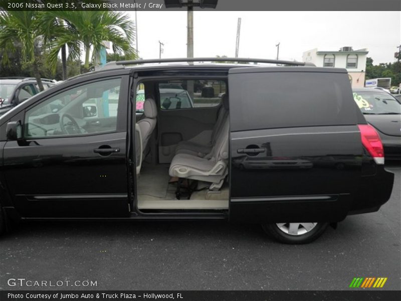 Galaxy Black Metallic / Gray 2006 Nissan Quest 3.5