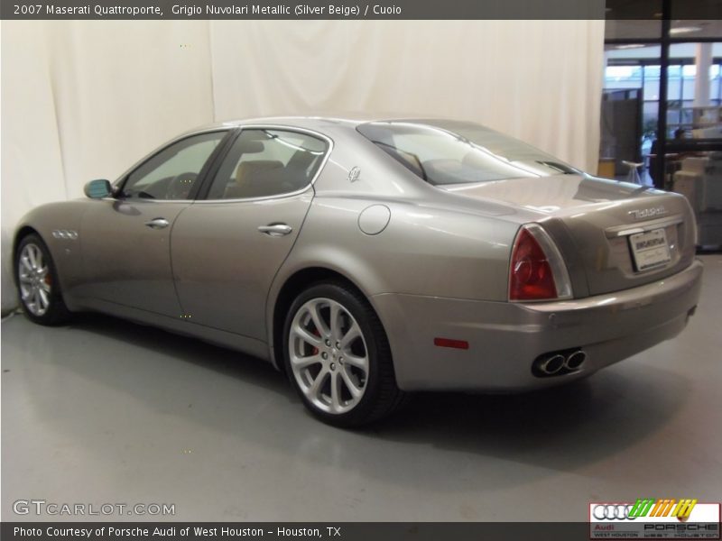 Grigio Nuvolari Metallic (Silver Beige) / Cuoio 2007 Maserati Quattroporte
