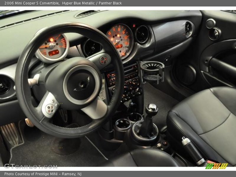 Hyper Blue Metallic / Panther Black 2006 Mini Cooper S Convertible