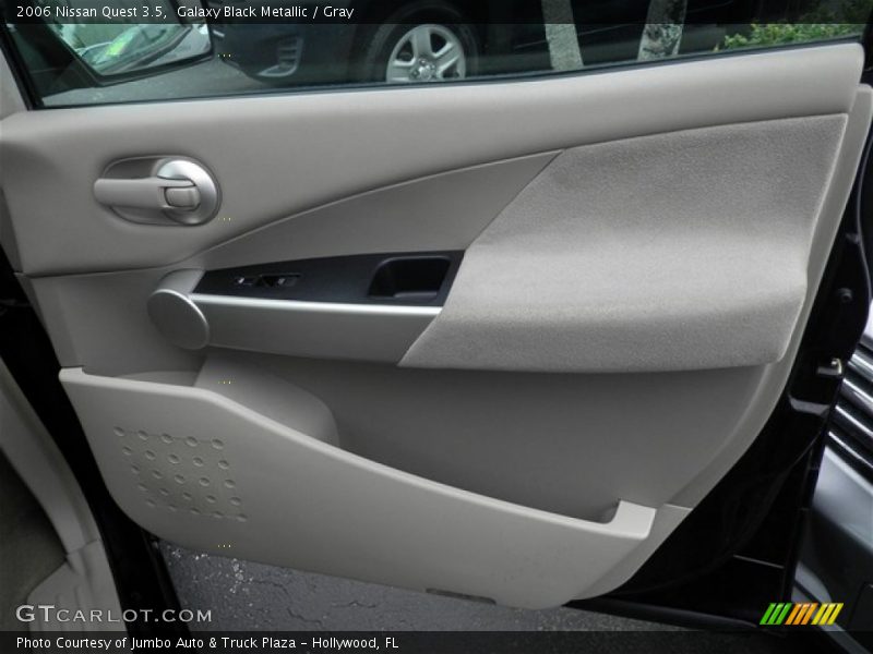 Galaxy Black Metallic / Gray 2006 Nissan Quest 3.5