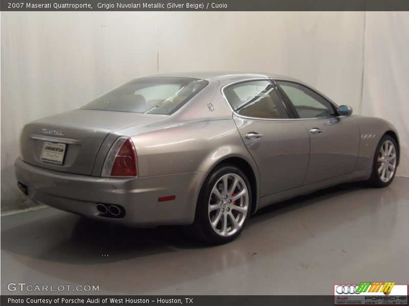 Grigio Nuvolari Metallic (Silver Beige) / Cuoio 2007 Maserati Quattroporte
