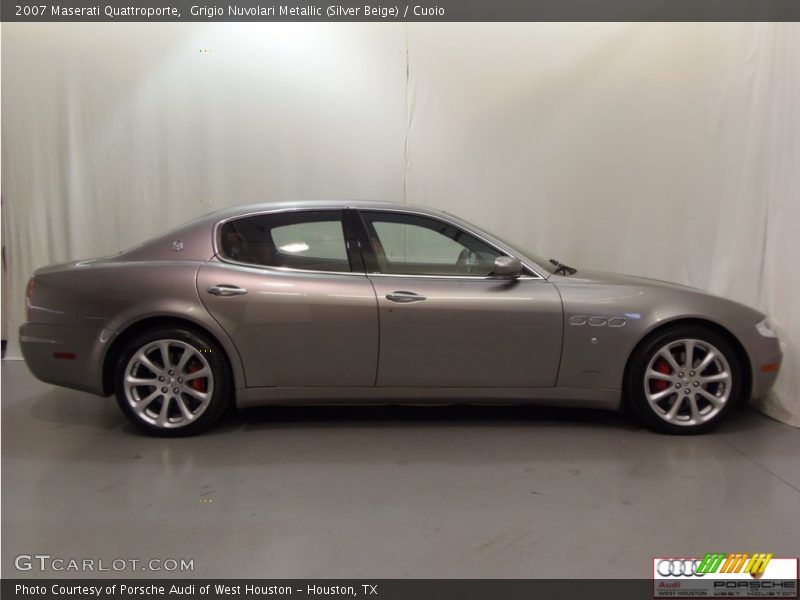 Grigio Nuvolari Metallic (Silver Beige) / Cuoio 2007 Maserati Quattroporte