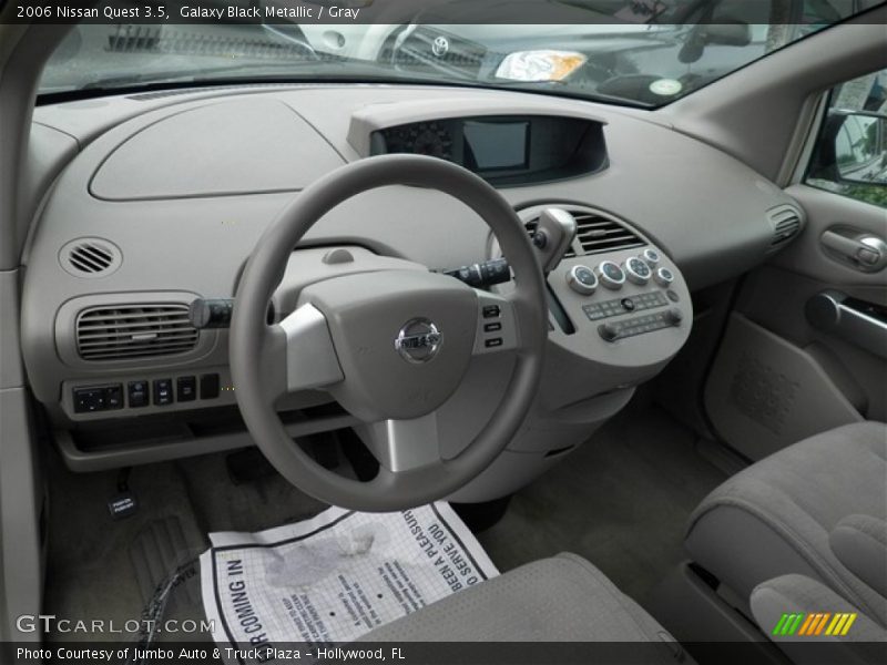 Galaxy Black Metallic / Gray 2006 Nissan Quest 3.5