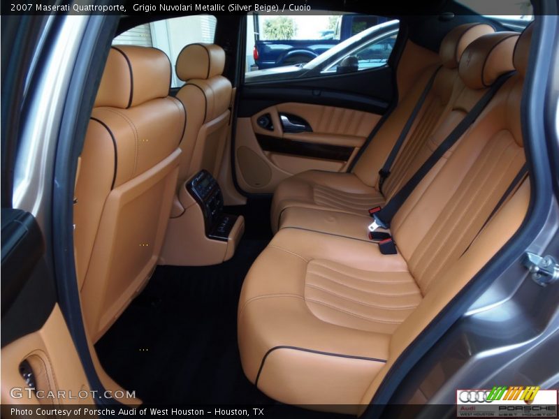 Grigio Nuvolari Metallic (Silver Beige) / Cuoio 2007 Maserati Quattroporte