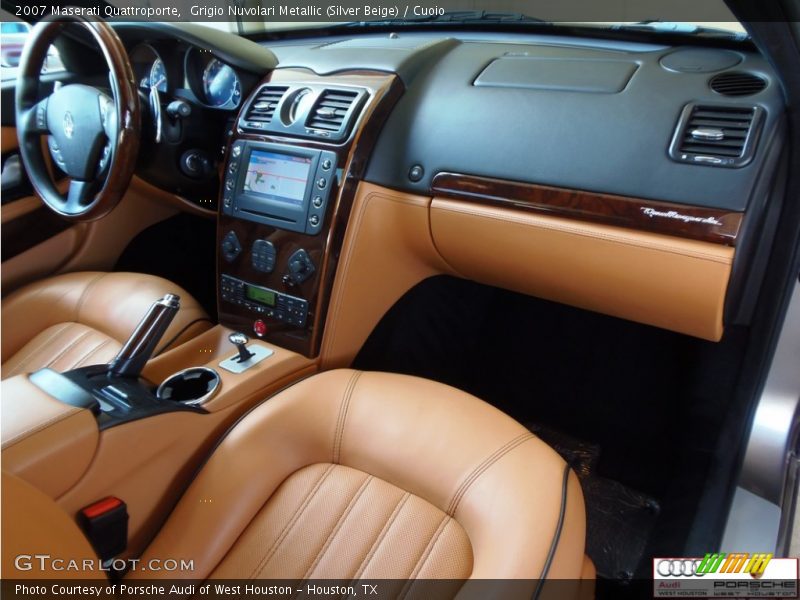 Grigio Nuvolari Metallic (Silver Beige) / Cuoio 2007 Maserati Quattroporte