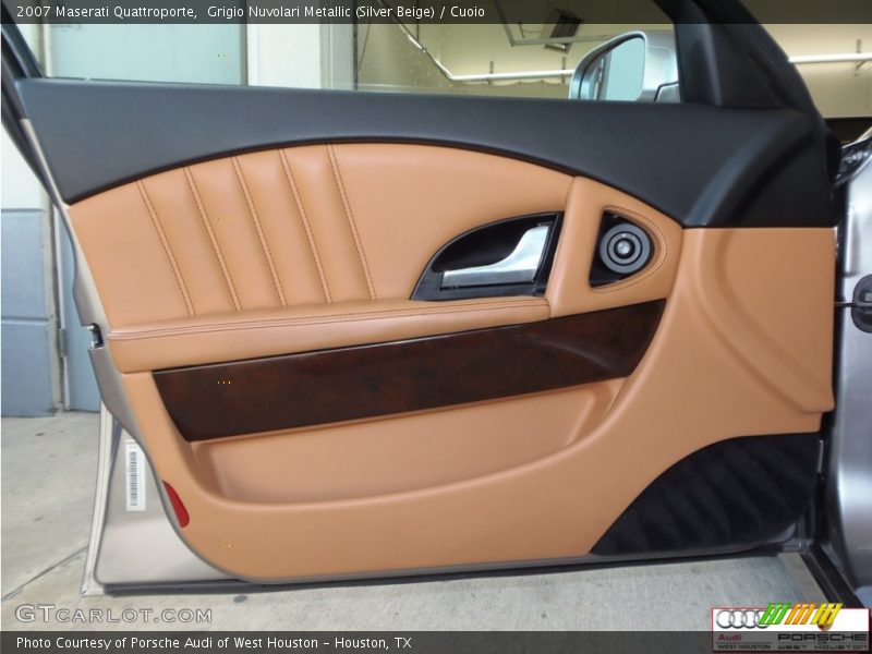 Grigio Nuvolari Metallic (Silver Beige) / Cuoio 2007 Maserati Quattroporte