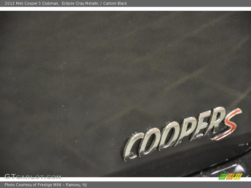 Eclipse Gray Metallic / Carbon Black 2013 Mini Cooper S Clubman