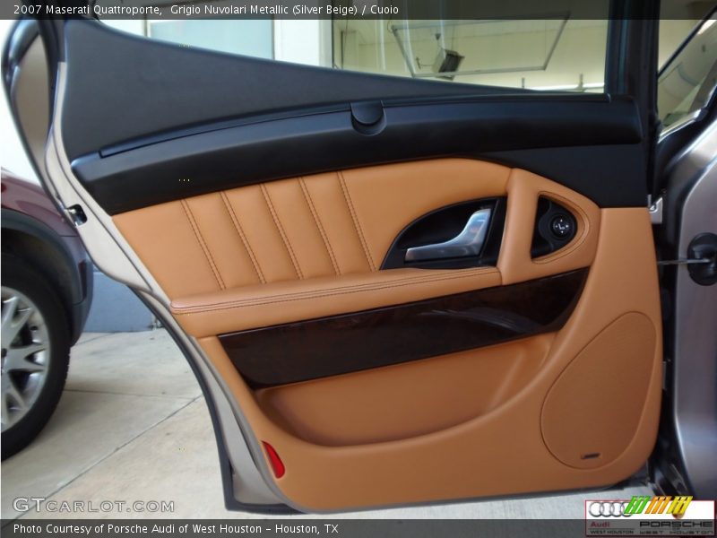 Grigio Nuvolari Metallic (Silver Beige) / Cuoio 2007 Maserati Quattroporte