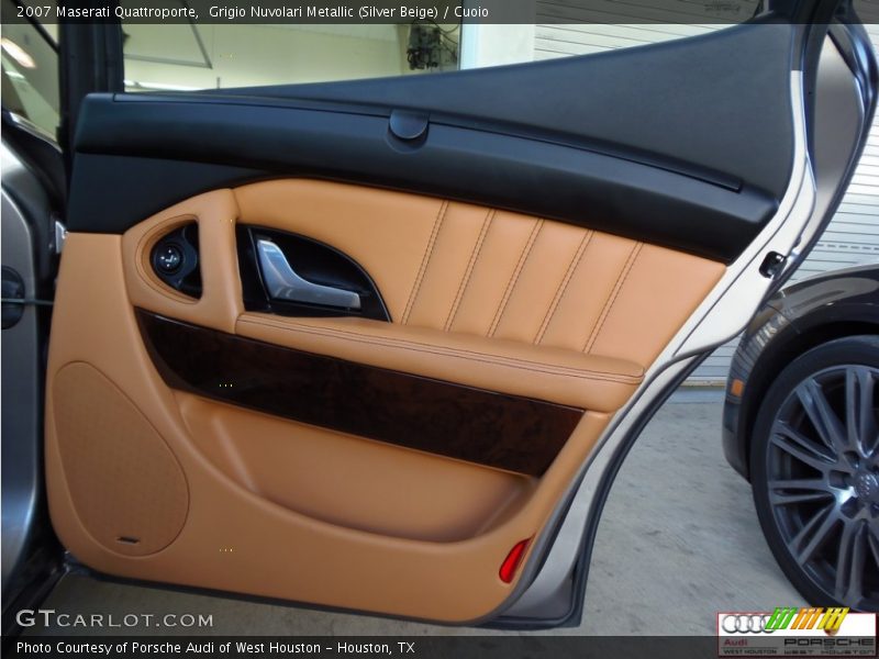 Grigio Nuvolari Metallic (Silver Beige) / Cuoio 2007 Maserati Quattroporte