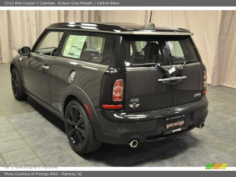 Eclipse Gray Metallic / Carbon Black 2013 Mini Cooper S Clubman