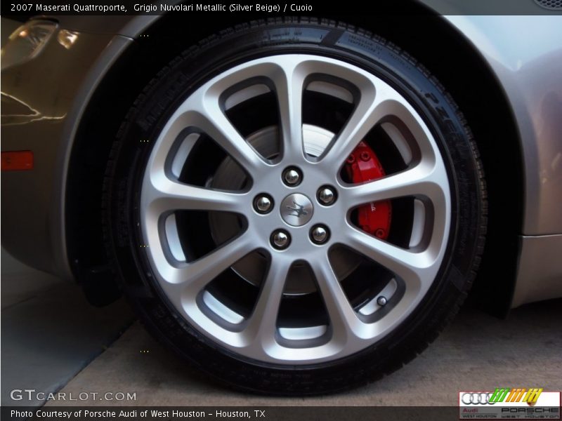 Grigio Nuvolari Metallic (Silver Beige) / Cuoio 2007 Maserati Quattroporte