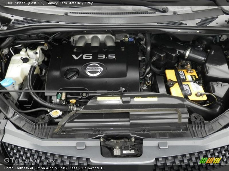 Galaxy Black Metallic / Gray 2006 Nissan Quest 3.5