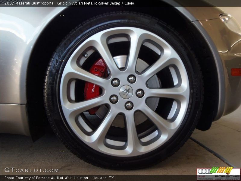 Grigio Nuvolari Metallic (Silver Beige) / Cuoio 2007 Maserati Quattroporte