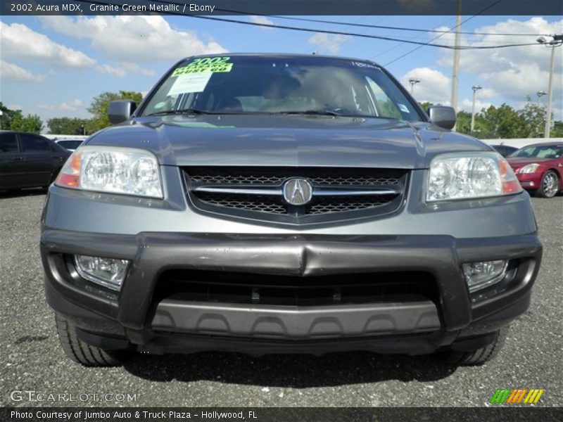 Granite Green Metallic / Ebony 2002 Acura MDX