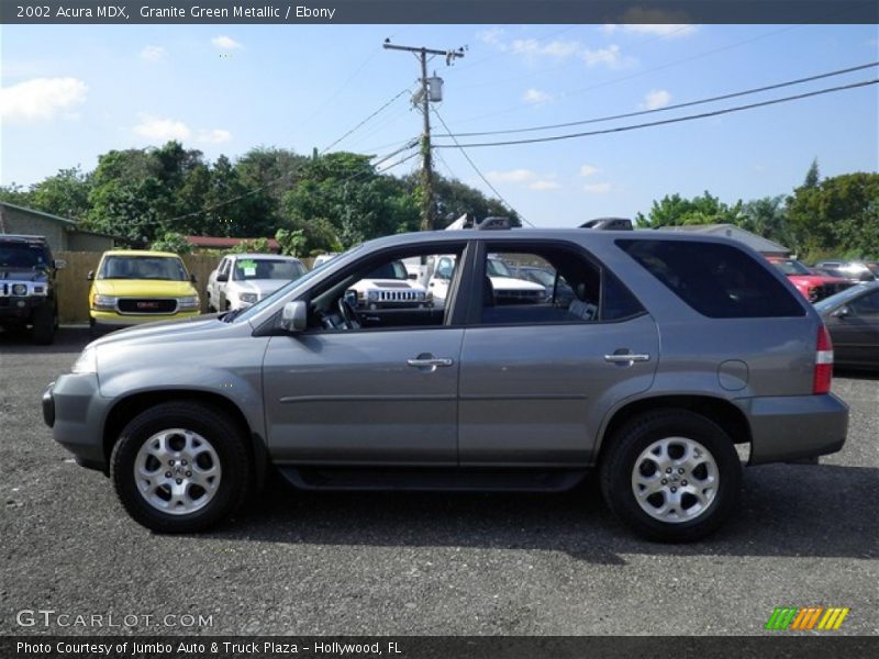 Granite Green Metallic / Ebony 2002 Acura MDX