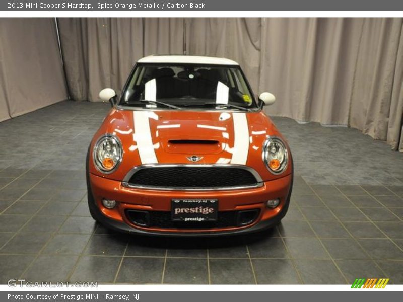Spice Orange Metallic / Carbon Black 2013 Mini Cooper S Hardtop
