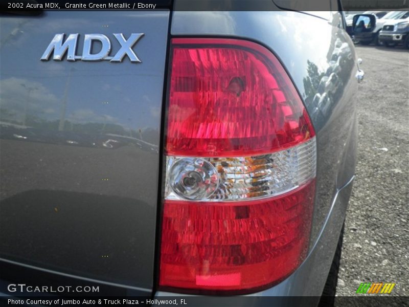 Granite Green Metallic / Ebony 2002 Acura MDX