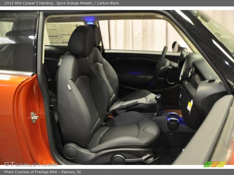 Spice Orange Metallic / Carbon Black 2013 Mini Cooper S Hardtop