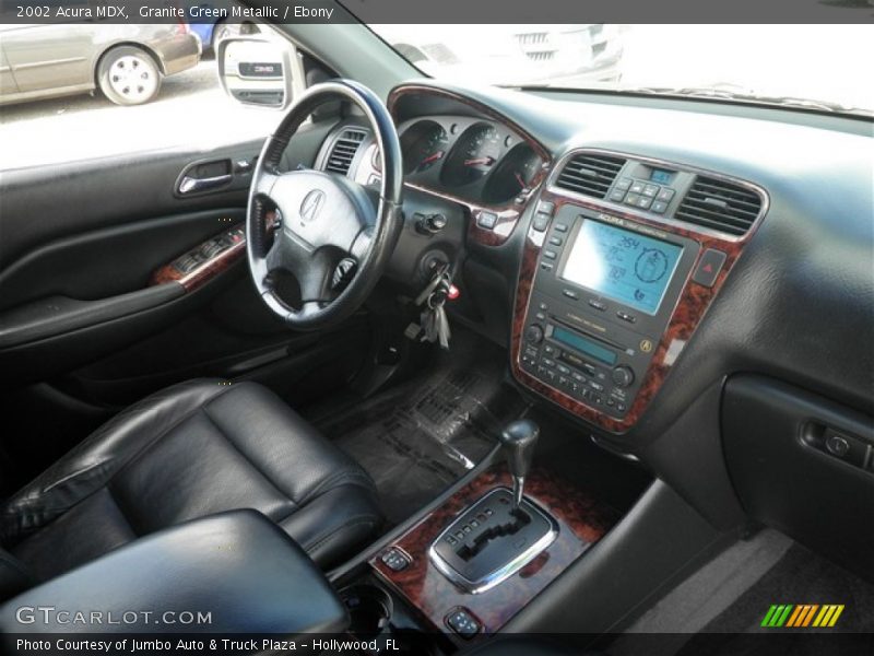 Granite Green Metallic / Ebony 2002 Acura MDX