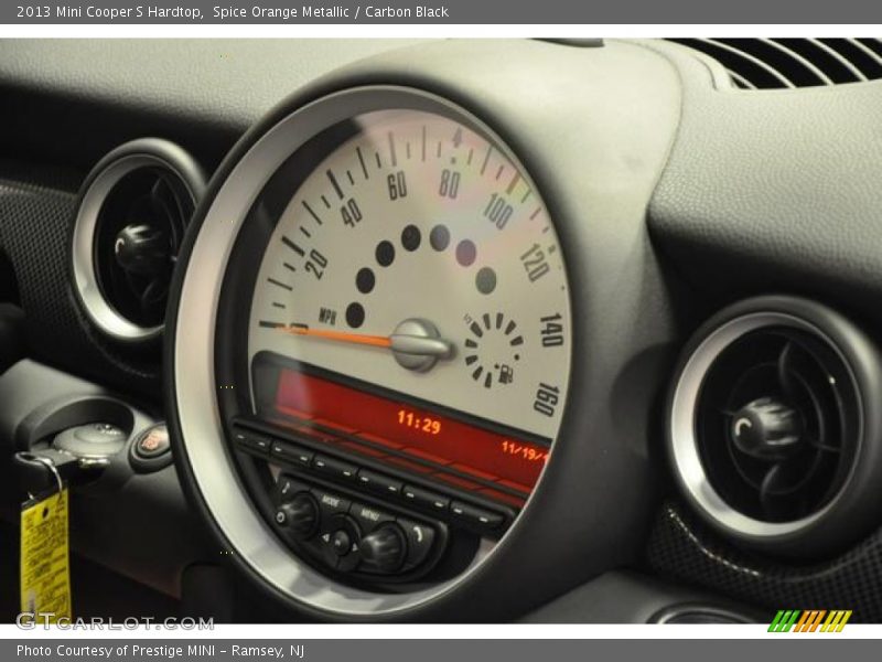 Spice Orange Metallic / Carbon Black 2013 Mini Cooper S Hardtop