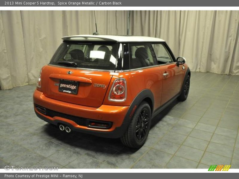 Spice Orange Metallic / Carbon Black 2013 Mini Cooper S Hardtop