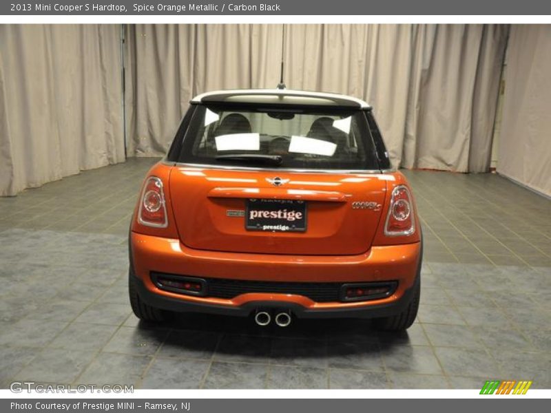Spice Orange Metallic / Carbon Black 2013 Mini Cooper S Hardtop