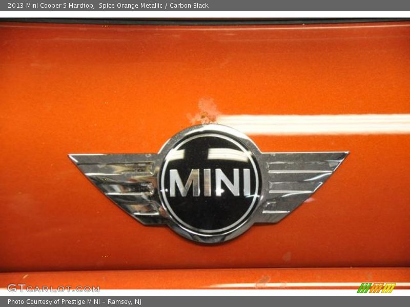 Spice Orange Metallic / Carbon Black 2013 Mini Cooper S Hardtop
