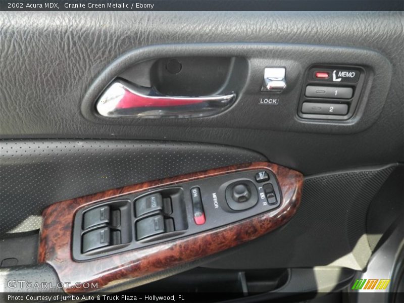 Granite Green Metallic / Ebony 2002 Acura MDX