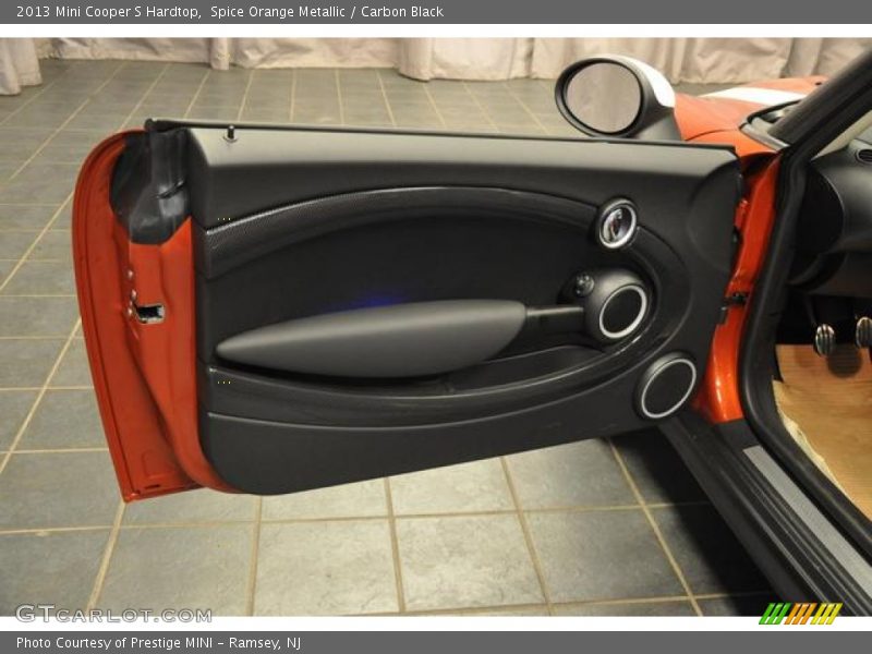 Spice Orange Metallic / Carbon Black 2013 Mini Cooper S Hardtop
