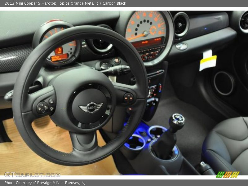 Spice Orange Metallic / Carbon Black 2013 Mini Cooper S Hardtop