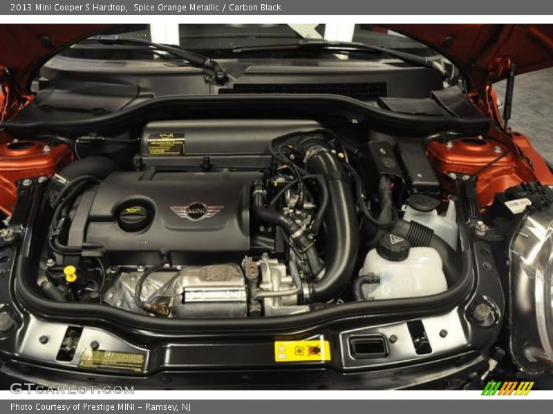 Spice Orange Metallic / Carbon Black 2013 Mini Cooper S Hardtop