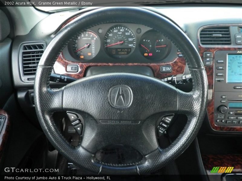 Granite Green Metallic / Ebony 2002 Acura MDX