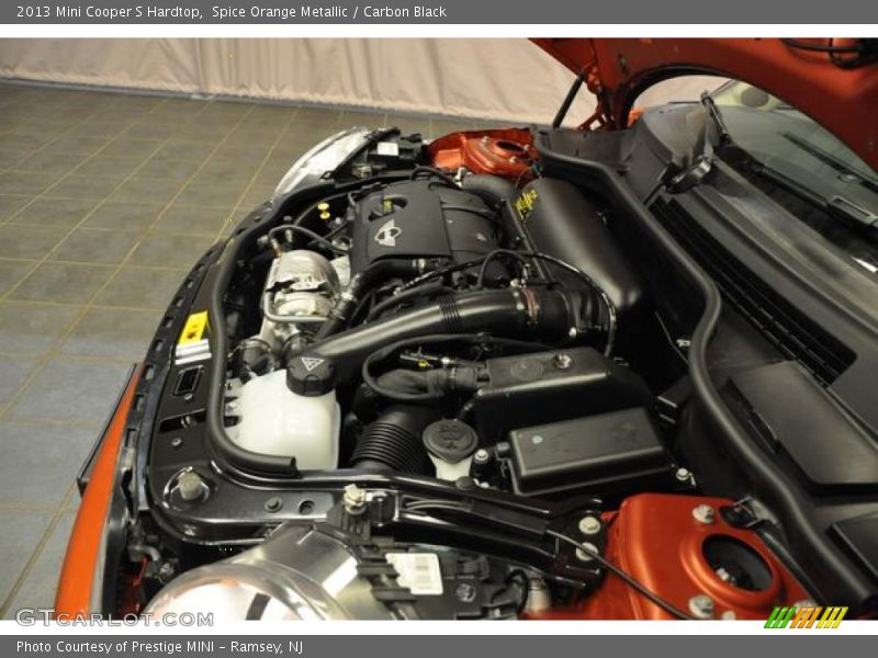 Spice Orange Metallic / Carbon Black 2013 Mini Cooper S Hardtop