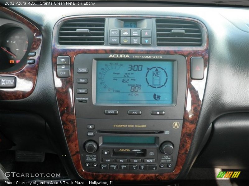 Granite Green Metallic / Ebony 2002 Acura MDX