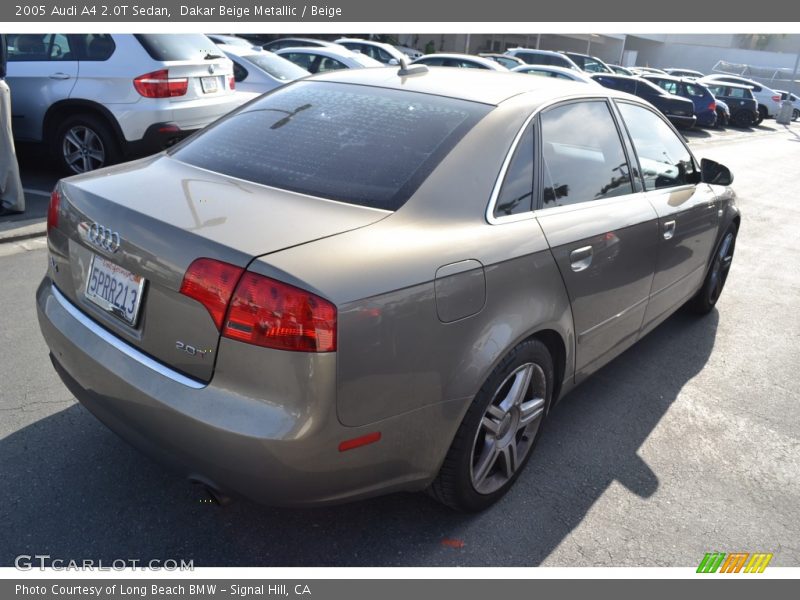 Dakar Beige Metallic / Beige 2005 Audi A4 2.0T Sedan