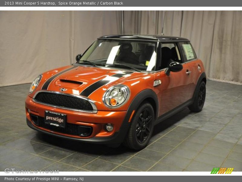 Spice Orange Metallic / Carbon Black 2013 Mini Cooper S Hardtop