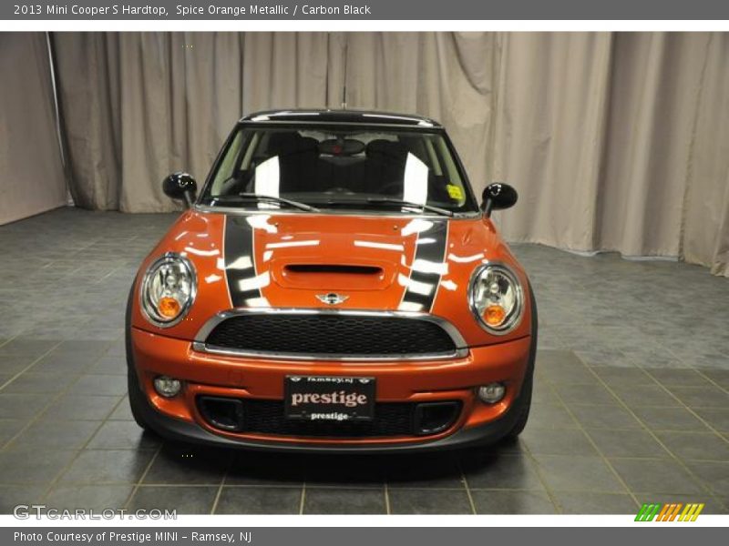 Spice Orange Metallic / Carbon Black 2013 Mini Cooper S Hardtop